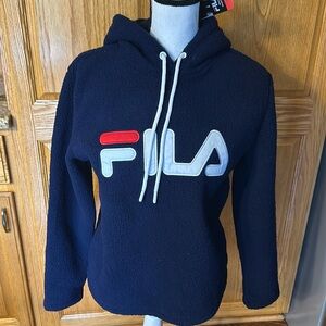 NWT FILA Woman’s Sherpa Hoodie, Size Medium